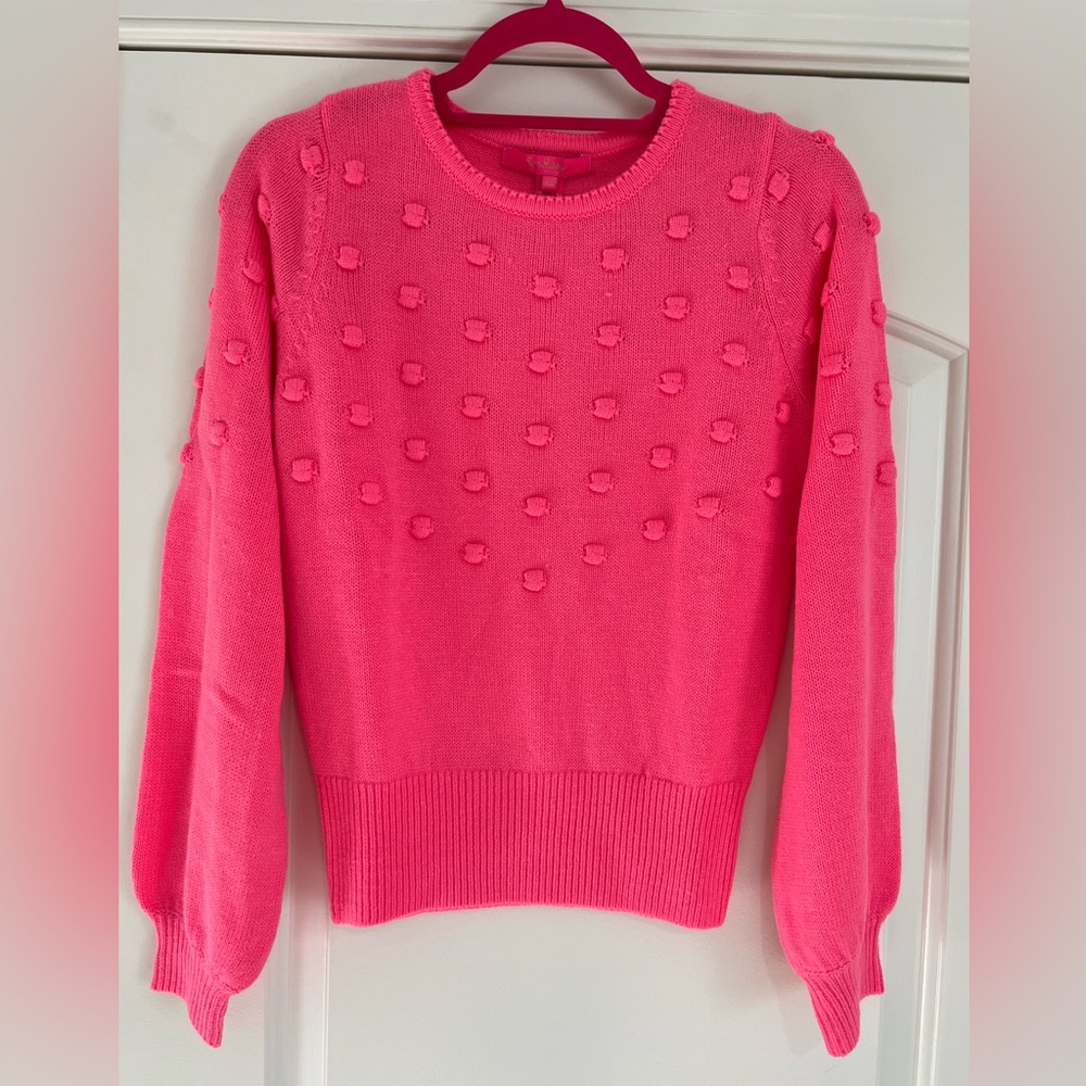 Lilly Pulitzer Tekla Sweater in Coral Sands size XS - Picture 2 of 6